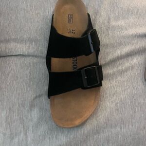 Birkenstock Black Suede Sandals